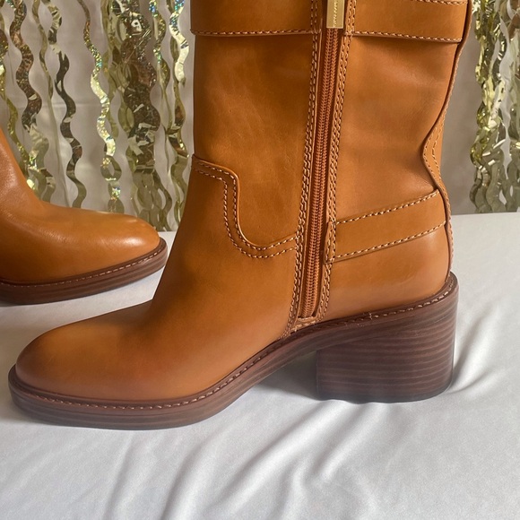 Vince Brown Heeled Boots - Picture 5 of 9